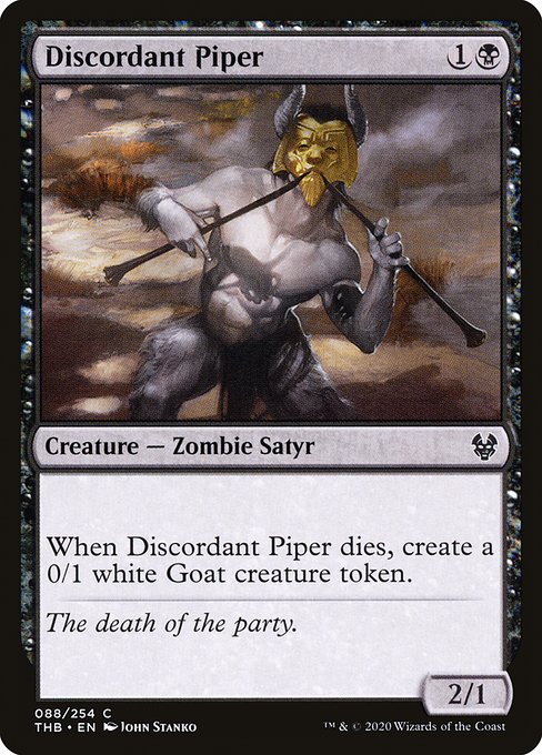 Magic the Gathering Card - Discordant Piper - MTG Circle