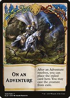 Magic the Gathering Card - On an Adventure - MTG Circle