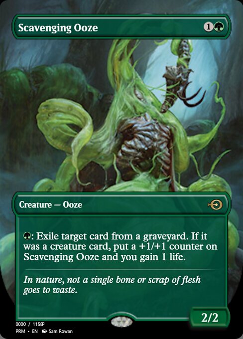 Magic the Gathering Card - Scavenging Ooze - MTG Circle