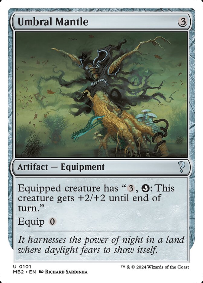 Magic the Gathering Card - Umbral Mantle - MTG Circle