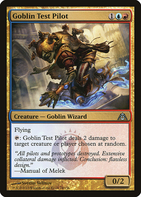 Magic the Gathering Card - Goblin Test Pilot - MTG Circle