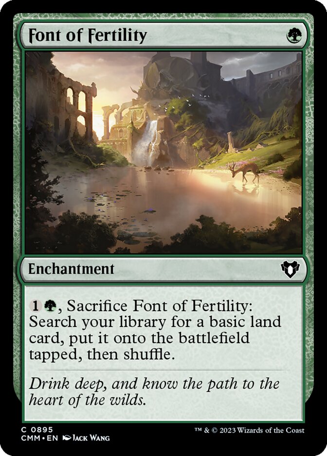 Magic the Gathering Card - Font of Fertility - MTG Circle