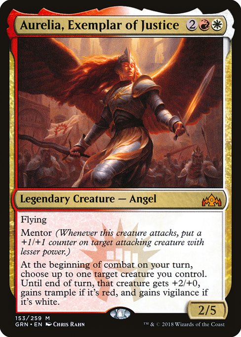 Magic the Gathering Card - Aurelia, Exemplar of Justice - MTG Circle