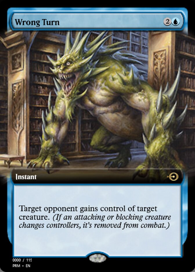 Magic the Gathering Card - Wrong Turn - MTG Circle
