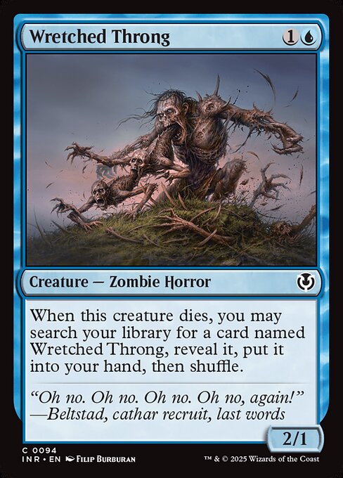 Magic the Gathering Card - Wretched Throng - MTG Circle
