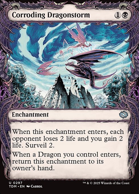 Magic the Gathering Card - Corroding Dragonstorm - MTG Circle