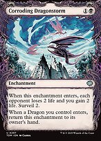 Magic the Gathering Card - Corroding Dragonstorm - MTG Circle