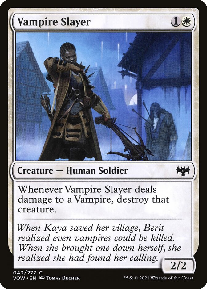 Magic the Gathering Card - Vampire Slayer - MTG Circle