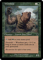 Magic the Gathering Card - Werebear - MTG Circle