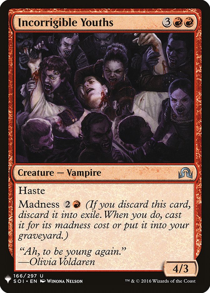 Magic the Gathering Card - Incorrigible Youths - MTG Circle
