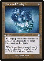 Magic the Gathering Card - Liquimetal Coating - MTG Circle