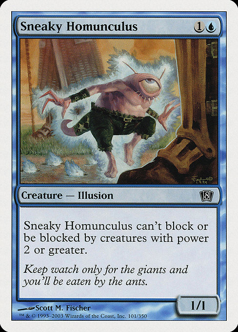 Magic the Gathering Card - Sneaky Homunculus - MTG Circle