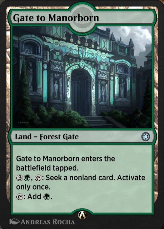 Magic the Gathering Card - Gate to Manorborn - MTG Circle