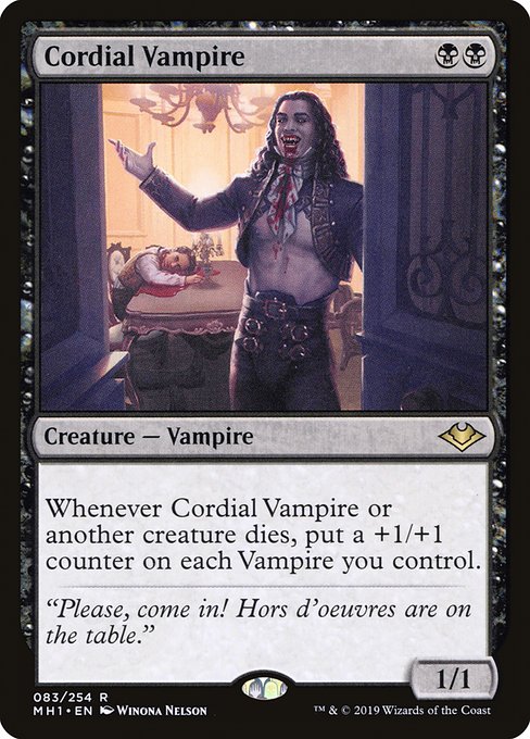 Magic the Gathering Card - Cordial Vampire - MTG Circle