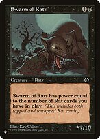 Magic the Gathering Card - Swarm of Rats - MTG Circle