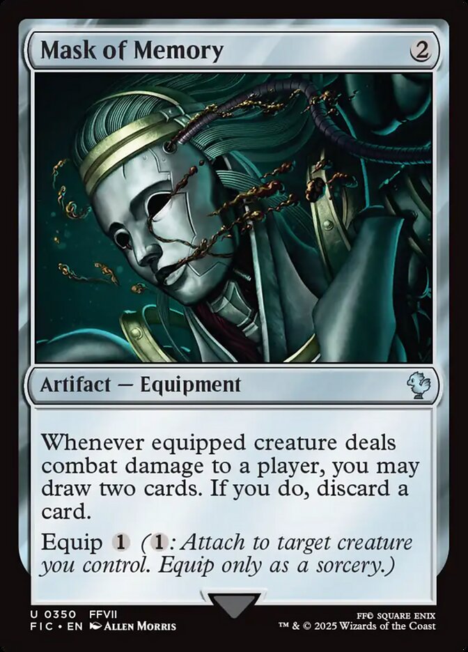 Magic the Gathering Card - Mask of Memory - MTG Circle