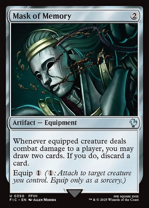Magic the Gathering Card - Mask of Memory - MTG Circle