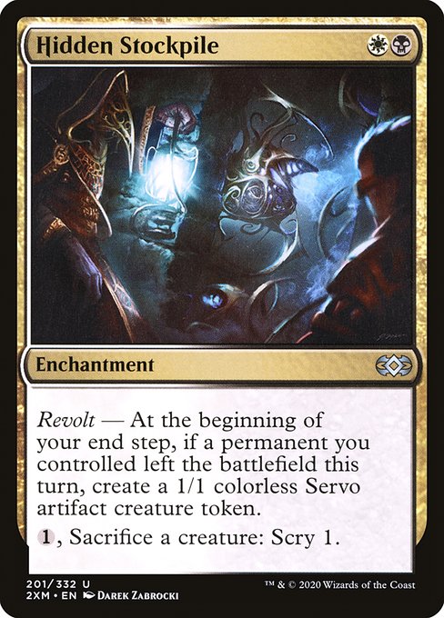 Magic the Gathering Card - Hidden Stockpile - MTG Circle