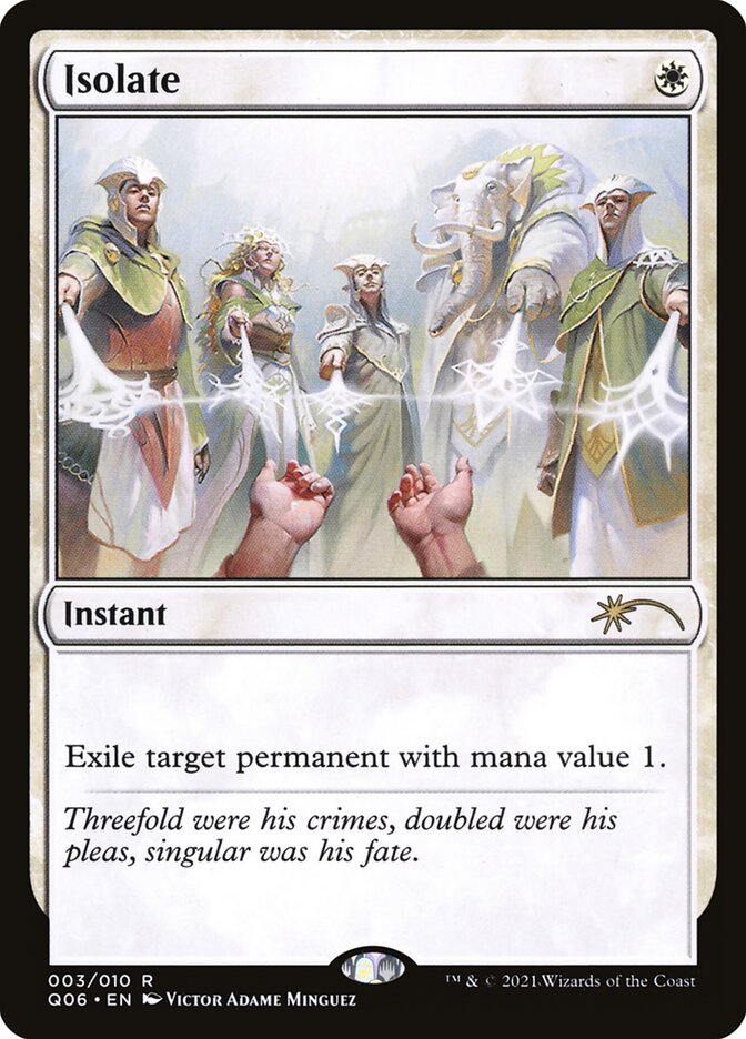 Magic the Gathering Card - Isolate - MTG Circle