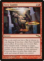 Magic the Gathering Card - Fiery Gambit - MTG Circle
