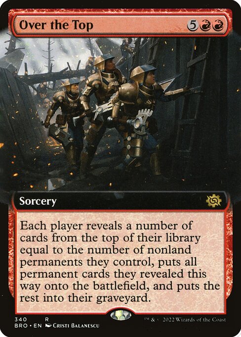 Magic the Gathering Card - Over the Top - MTG Circle