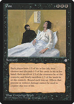 Magic the Gathering Card - Pox - MTG Circle