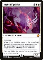 Magic the Gathering Card - Highcliff Felidar - MTG Circle