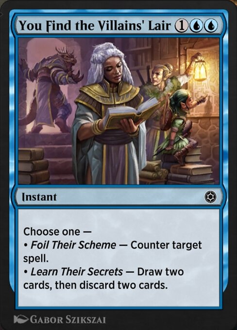 Magic the Gathering Card - You Find the Villains' Lair - MTG Circle