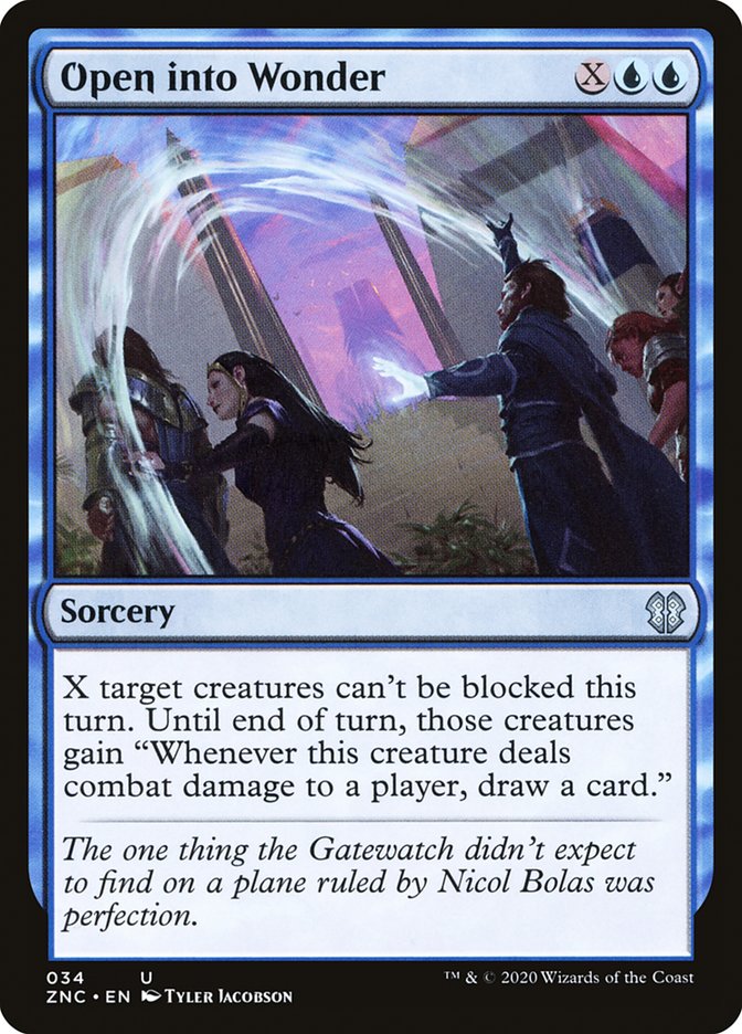 Magic the Gathering Card - Open into Wonder - MTG Circle