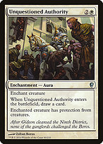 Magic the Gathering Card - Unquestioned Authority - MTG Circle