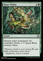 Magic the Gathering Card - Beast Within - MTG Circle