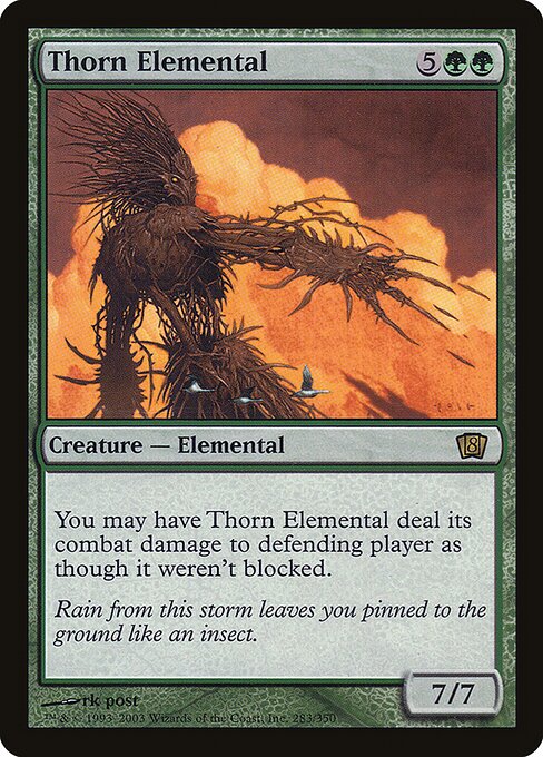 Magic the Gathering Card - Thorn Elemental - MTG Circle