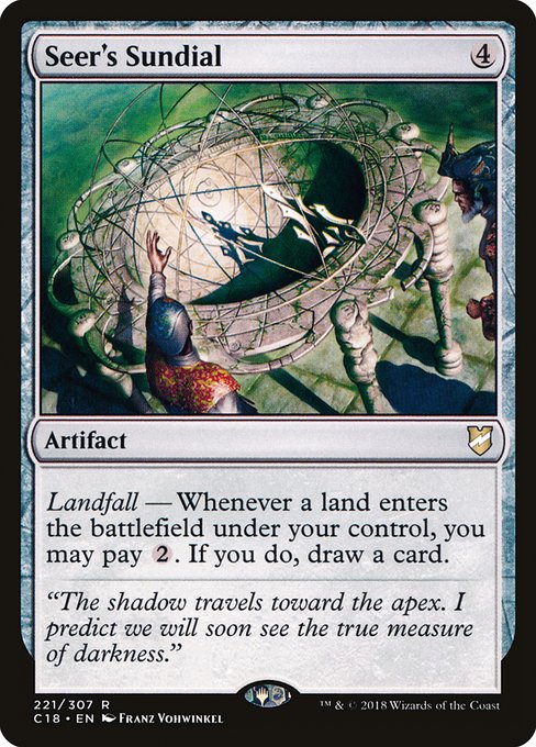 Magic the Gathering Card - Seer's Sundial - MTG Circle