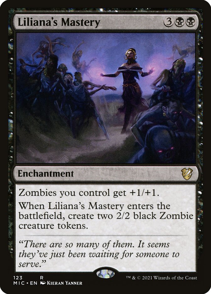 Magic the Gathering Card - Liliana's Mastery - MTG Circle