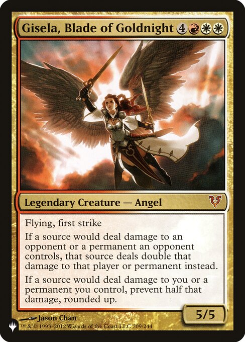 Magic the Gathering Card - Gisela, Blade of Goldnight - MTG Circle