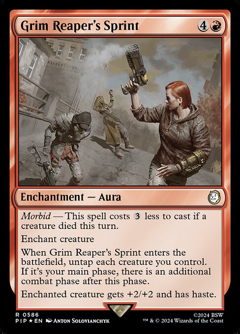Magic the Gathering Card - Grim Reaper's Sprint - MTG Circle