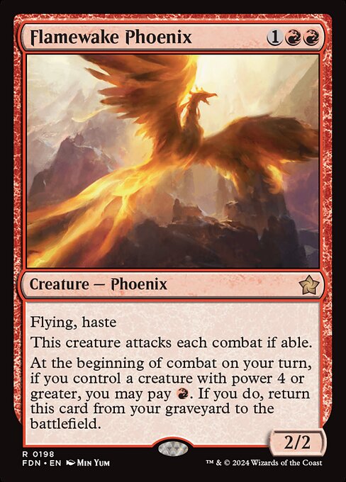 Magic the Gathering Card - Flamewake Phoenix - MTG Circle