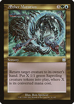Magic the Gathering Card - Aether Mutation - MTG Circle