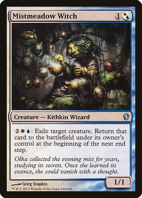 Magic the Gathering Card - Mistmeadow Witch - MTG Circle