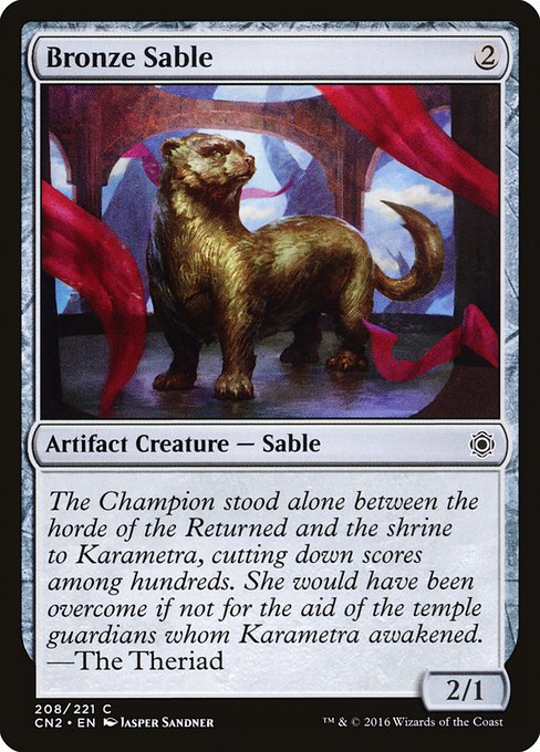 Magic the Gathering Card - Bronze Sable - MTG Circle
