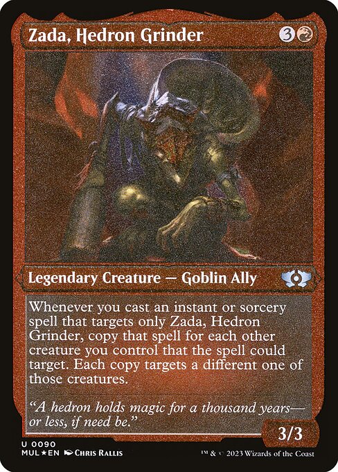 Magic the Gathering Card - Zada, Hedron Grinder - MTG Circle