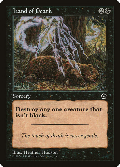 Magic the Gathering Card - Hand of Death - MTG Circle