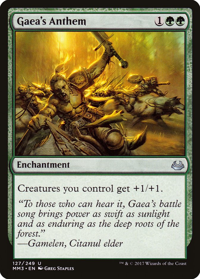 Magic the Gathering Card - Gaea's Anthem - MTG Circle