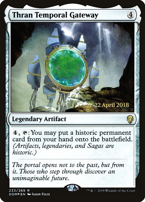 Magic the Gathering Card - Thran Temporal Gateway - MTG Circle
