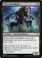 Magic the Gathering Card - Phyrexian Rager - MTG Circle