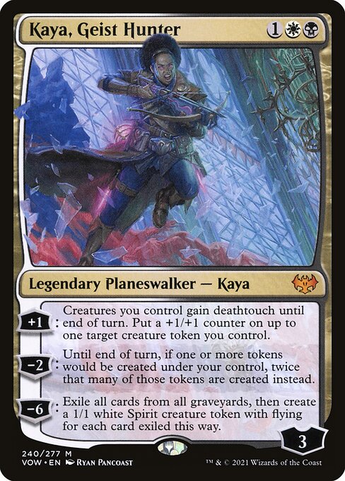 Magic the Gathering Card - Kaya, Geist Hunter - MTG Circle