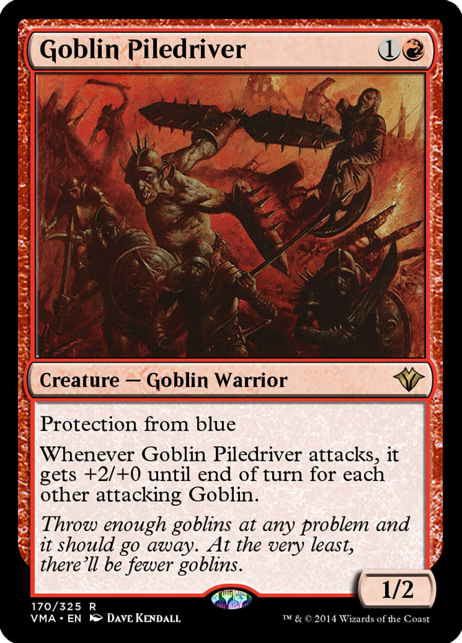 Magic the Gathering Card - Goblin Piledriver - MTG Circle
