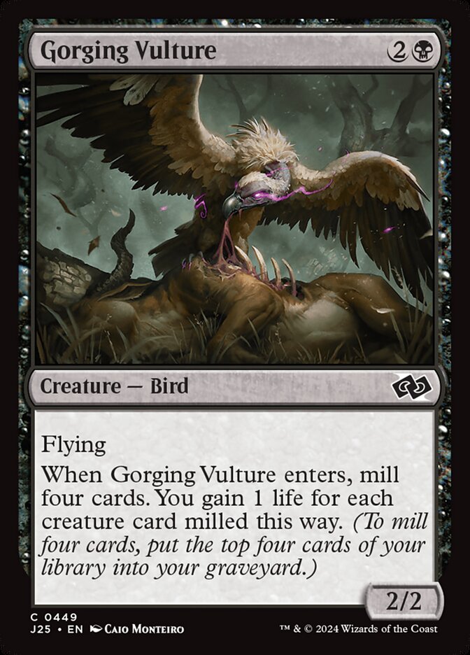 Magic the Gathering Card - Gorging Vulture - MTG Circle