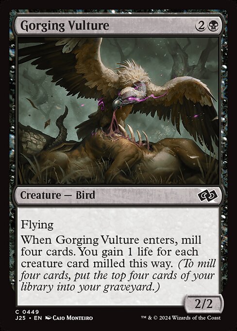Magic the Gathering Card - Gorging Vulture - MTG Circle