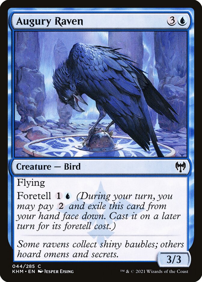Magic the Gathering Card - Augury Raven - MTG Circle